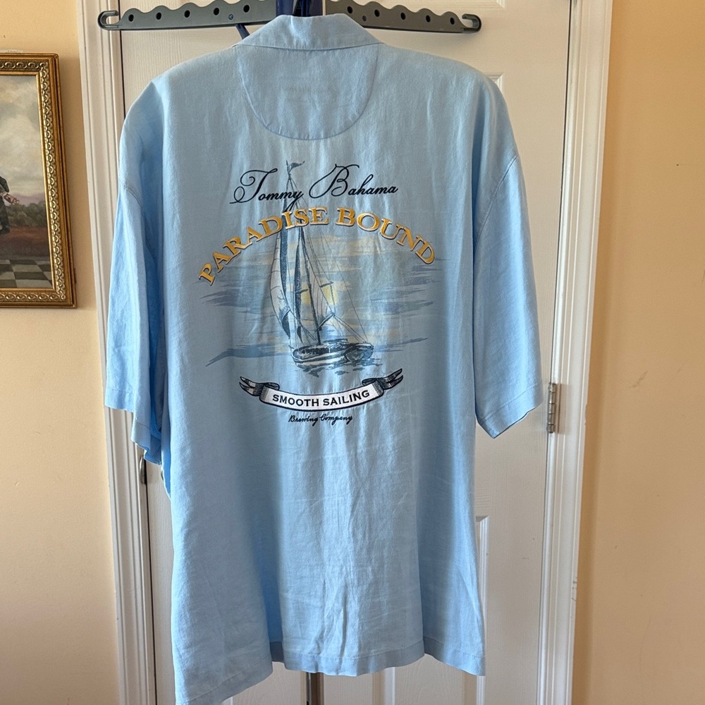 Tommy Bahama Light Blue Paradise Bound Shirt